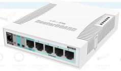 Switch 1G 6p (5x100M/1G RJ45+1x1G SFP) CSS106-5G-1S (260GS) MikroTik Switch 1G 6p (5x100M/1G RJ45+1x1G SFP) CSS106-5G-1S (260GS) MikroTik