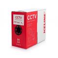 Kábel Cat5E F/UTP fali  PVC 305m fehér KECCTVS25-Eca-RLX KELine [18504]-b