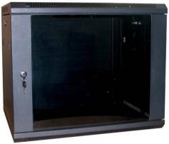 Rack szekrény 9U fali 19" fekete lapraszerelt WBFP9.6SGB Excel Rack szekrény 9U fali 19" fekete lapraszerelt WBFP9.6SGB Excel