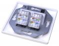 Fali aljzat RJ45 Cat5E  UTP 2port 50X50 OEM [18768]-d