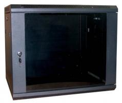 Rack szekrény 15U  fali 19" 600x500 fekete lapraszerelt Excel [18798]