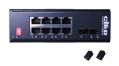 Switch  1G 10p (8x100M/1G RJ45+2x1G SFP) DIN IS-2SF60008v2 CRD [18847]-b