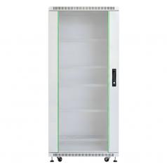 Rack szekrény 27U álló 19" 800x 800 szürke üveg a. RackSys [19212]