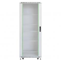 Rack szekrény 32U álló 19" 600x 600 szürke üveg a. RackSys [19218]
