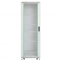 Rack szekrény 37U álló 19" 600x 800 szürke üveg a. RackSys [19230]