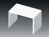 Kcs 60x40mm illesztés-takaró LH fehér 8652 HB Kopos Kcs 60x40mm illesztés-takaró LH fehér 8652 HB Kopos