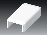 Kcs 20x10mm illesztés-takaró LHD fehér 8922 HB Kopos Kcs 20x10mm illesztés-takaró LHD fehér 8922 HB Kopos