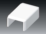 Kcs 25x15mm illesztés-takaró LHD fehér 8692 HB Kopos Kcs 25x15mm illesztés-takaró LHD fehér 8692 HB Kopos