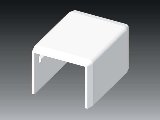 Kcs 30x25mm illesztés-takaró LHD fehér 8932 HB Kopos Kcs 30x25mm illesztés-takaró LHD fehér 8932 HB Kopos