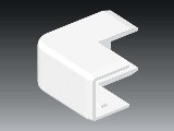 Kcs 20x20mm külső sarok LHD fehér 8626 HB Kopos Kcs 20x20mm külső sarok LHD fehér 8626 HB Kopos