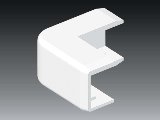 Kcs 18x13mm külső sarok LV fehér 8736 HB Kopos Kcs 18x13mm külső sarok LV fehér 8736 HB Kopos
