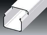 Kcs 30x25mm kábelcsatorna fehér 2m/szál LHD 30X25 Kopos Kcs 30x25mm kábelcsatorna fehér 2m/szál LHD 30X25 Kopos