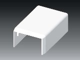 Kcs 25x15mm végzáró LHD fehér 8691 HB Kopos Kcs 25x15mm végzáró LHD fehér 8691 HB Kopos