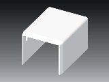 Kcs 30x25mm végzáró LHD fehér 8931 HB Kopos Kcs 30x25mm végzáró LHD fehér 8931 HB Kopos