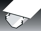 Kcs 39x24,5mm sarokcsatorna fehér 2,6m/szál LR 30 HB Kopos Kcs 39x24,5mm sarokcsatorna fehér 2,6m/szál LR 30 HB Kopos