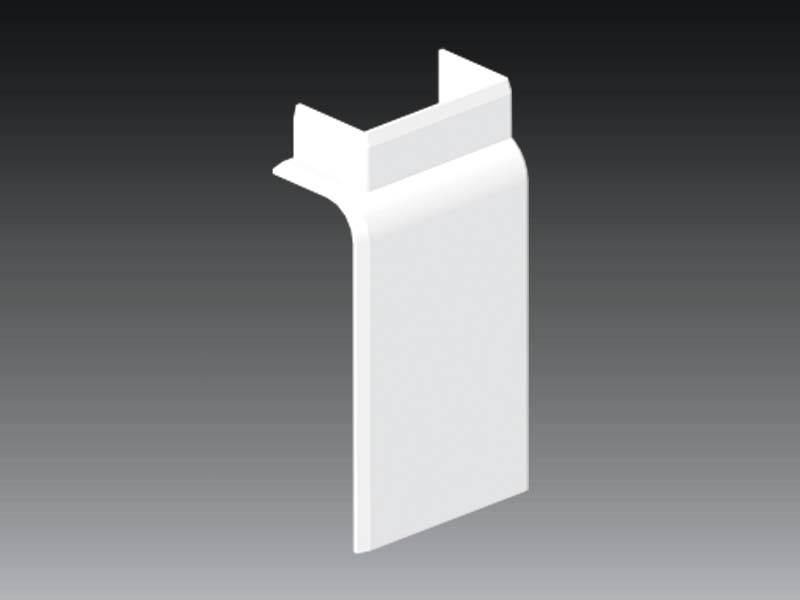 Kcs 80x 25mm sík-idom-szűkítő LP P fehér 8823/13 P HB Kopos