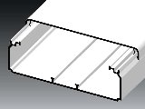 Kcs 120x40mm kábelcsatorna fehér 2m/szál EKD 120X40 HD Kopos Kcs 120x40mm kábelcsatorna fehér 2m/szál EKD 120X40 HD Kopos
