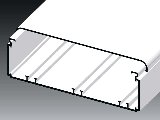 Kcs 180x60mm kábelcsatorna fehér 2m/szál EKE 180X60 HD Kopos Kcs 180x60mm kábelcsatorna fehér 2m/szál EKE 180X60 HD Kopos