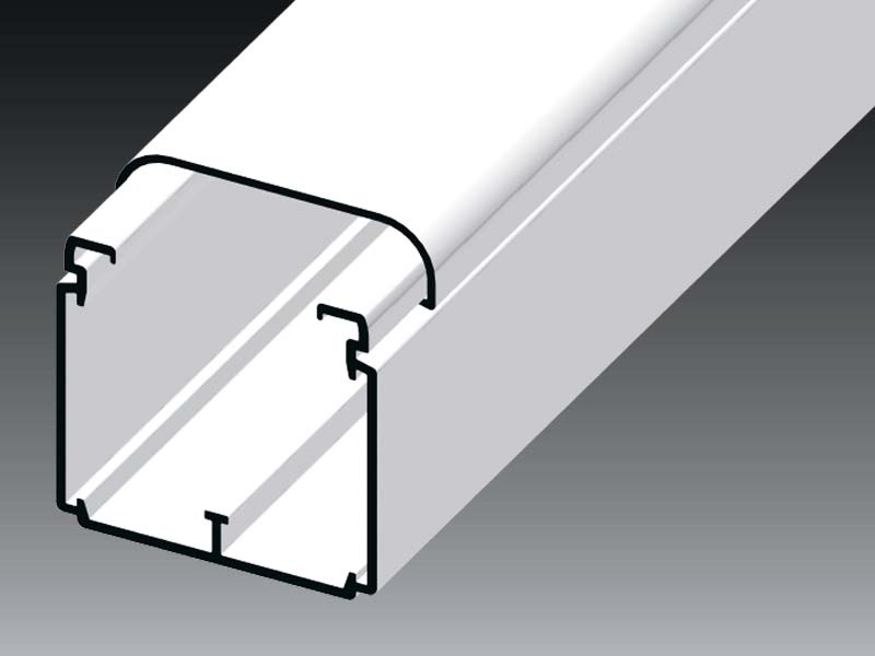 Kcs 60x60mm kábelcsatorna fehér 2m/szál EKE 60X60 HD Kopos