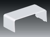 Kcs 120x40mm illesztés-takaró EKD fehér 8582 HB Kopos Kcs 120x40mm illesztés-takaró EKD fehér 8582 HB Kopos