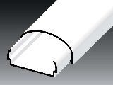 Kcs 40x20mm kábelcsatorna fehér 2m/szál LE 40 HD Kopos Kcs 40x20mm kábelcsatorna fehér 2m/szál LE 40 HD Kopos