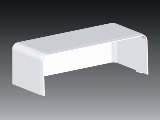 Kcs 120x40mm végzáró EKD fehér 8581 HB Kopos Kcs 120x40mm végzáró EKD fehér 8581 HB Kopos