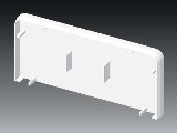 Kcs 120x55mm végzáró PK fehér 8471 HB Kopos Kcs 120x55mm végzáró PK fehér 8471 HB Kopos