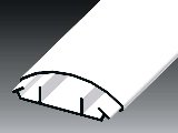 Kcs 50x14mm taposócsatorna fehér 2m/szál LO 50 HD Kopos Kcs 50x14mm taposócsatorna fehér 2m/szál LO 50 HD Kopos