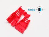 Törésgátló RJ45  UTP patentos műany. piros GALAXY *[6396]