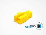 Törésgátló RJ45  UTP patentos műany. sárga GALAXY *[6397]