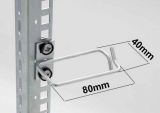 Rack kábelrendező gyűrű 40x80mm ezüst RAX-D3-X48-X3 Triton Rack kábelrendező gyűrű 40x80mm ezüst RAX-D3-X48-X3 Triton