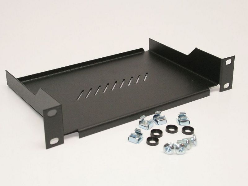 Rack polc 10" 1U 150mm fekete fix RAB-UP-X01-C1 Triton