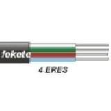 Kábel telefonos patch 4ér PVC fekete 100m OEM [6629]
