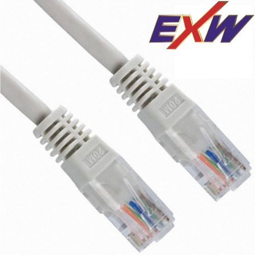 Patch kábel Cat6  UTP  5m  szürke 50µ" PVC EXW [7133]