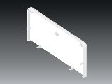 Kcs 160x65mm végzáró PK fehér 8481 HB Kopos Kcs 160x65mm végzáró PK fehér 8481 HB Kopos