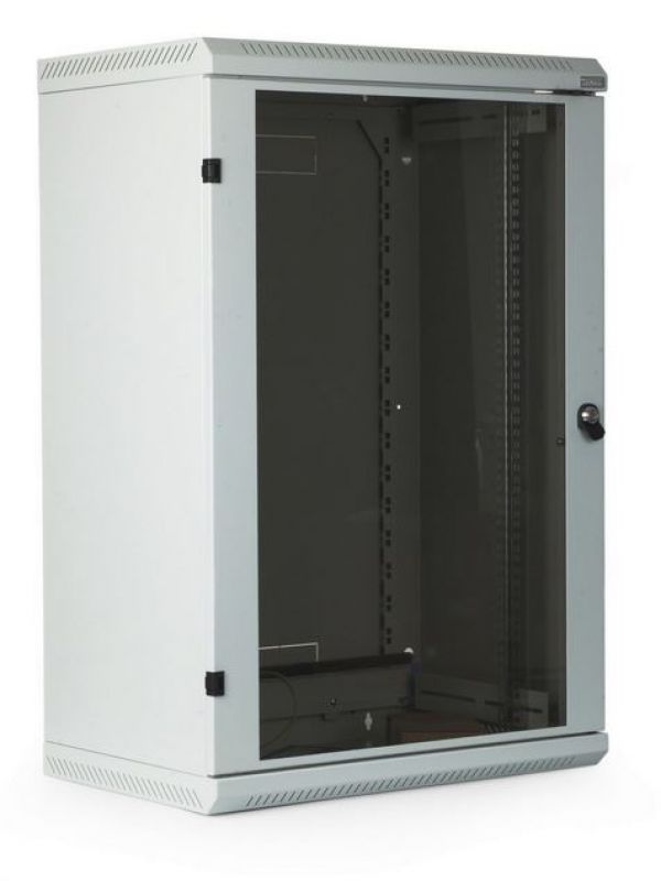 Rack szekrény 18U  fali 19" 600x 400  szürke RBA-18-AS4-CAY-A1 Triton [9080]