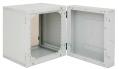 Rack szekrény 12U fali 19" 600x500 szürke 2részes RBA-12-AD5-CAY-A1 Triton-a