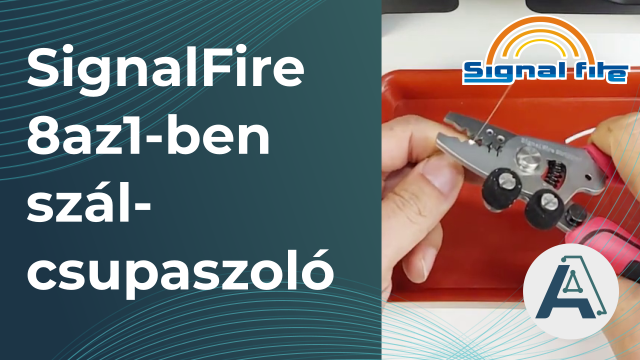 Signal Fire 8az1-ben optikai szálcsupaszoló bemutatása