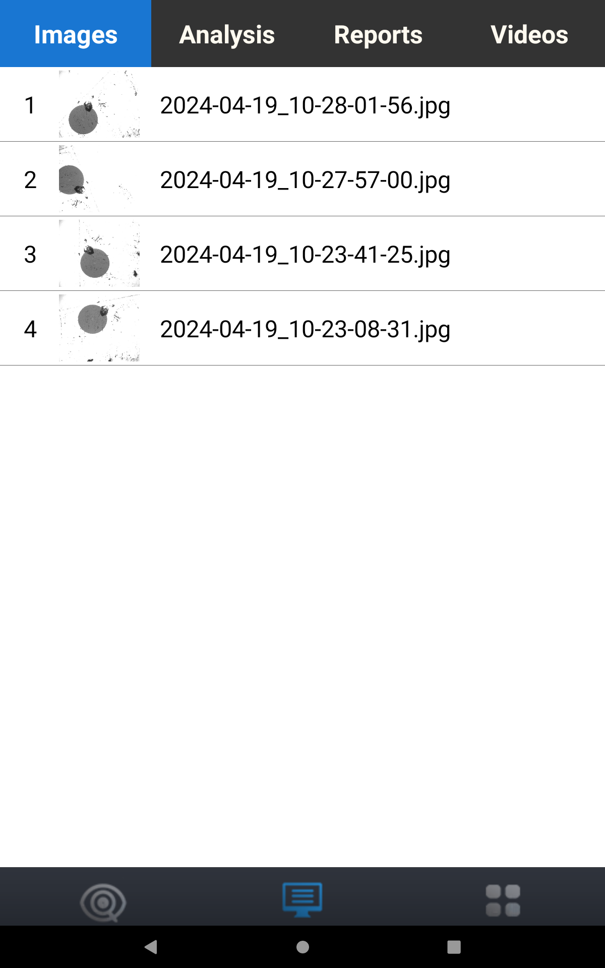 FiberEye2 android app képernyőkép